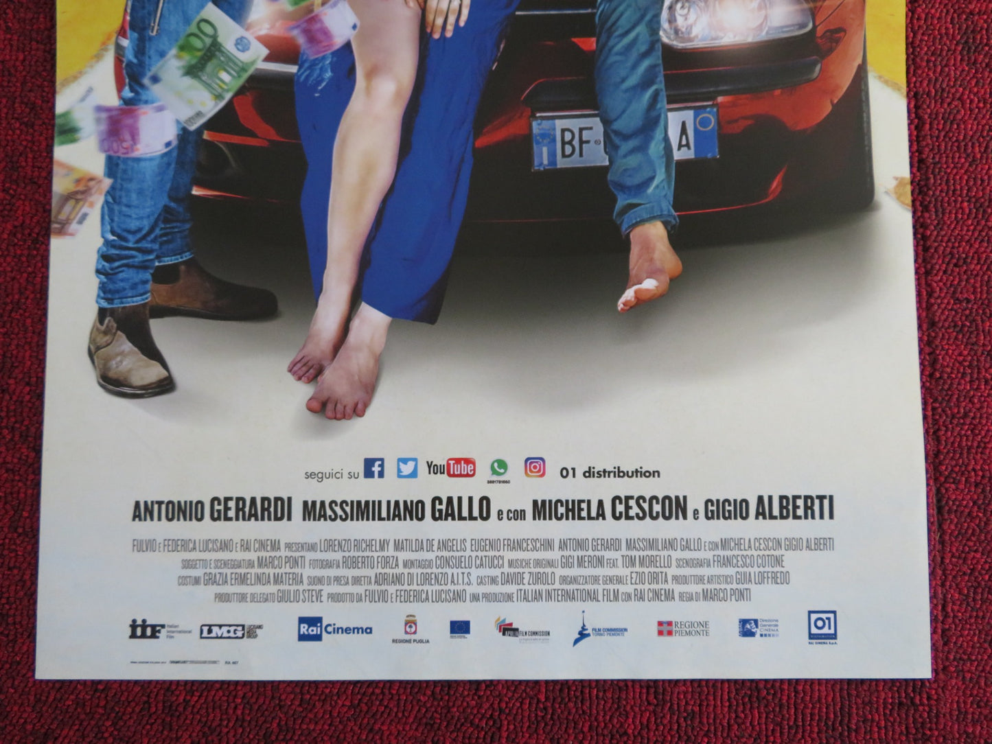 UNA VITA SPERICOLATA ITALIAN LOCANDINA POSTER LORENZO RICHELMY 2018