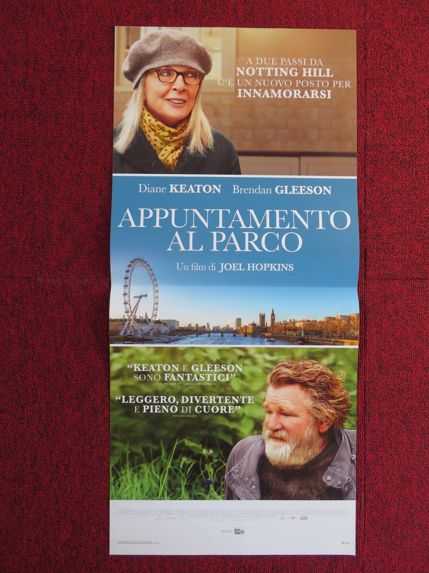 HAMPSTEAD ITALIAN LOCANDINA POSTER DIANE KEATON BRENDAN GLEESON 2017