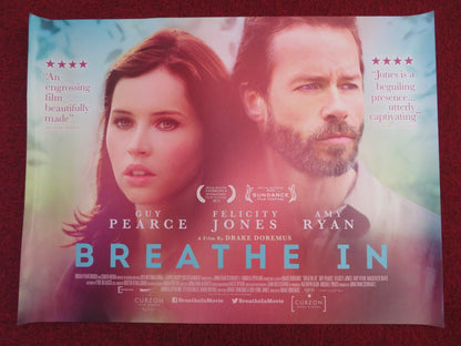 BREATHE IN UK QUAD (30"x 40") ROLLED POSTER GUY PEARCE FELICITY JONES 2013