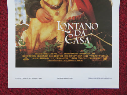 FAR FROM HOME: THE ADVENTURES OF YELLOW DOG ITALIAN LOCANDINA POSTER 1995