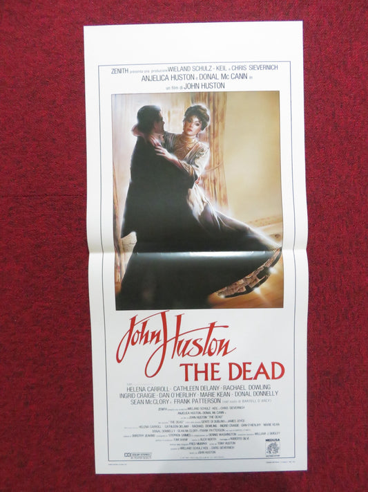 THE DEAD ITALIAN LOCANDINA POSTER ANJELICA HUSTON DONAL MCCANN 1987