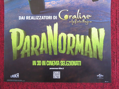 PARANORMAN ITALIAN LOCANDINA POSTER CASEY AFFLECK ANNA KENDRICK 2012