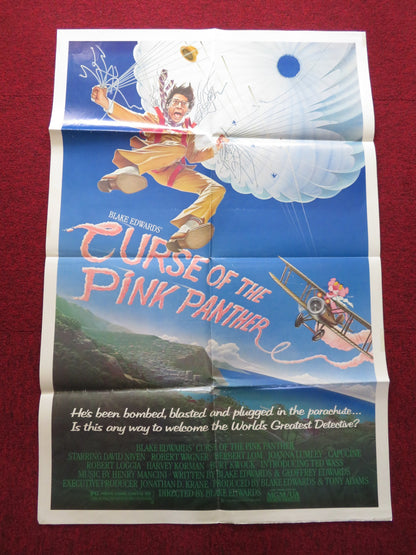 CURSE OF THE PINK PANTHER FOLDED US ONE SHEET POSTER BLAKE EDWARDS D. NIVEN 1983