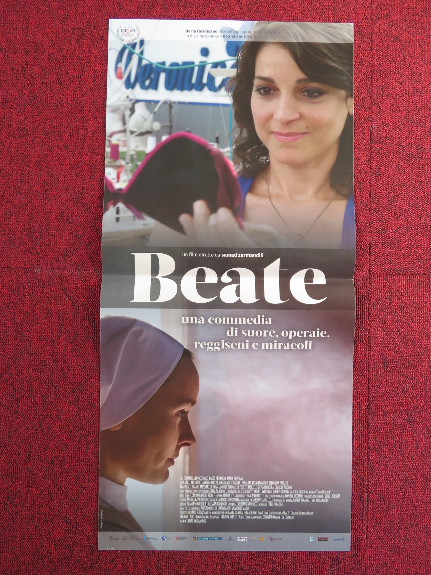 BEATE ITALIAN LOCANDINA POSTER DONATELLA FINOCCHIARO FELICITE MBEZELE 2018