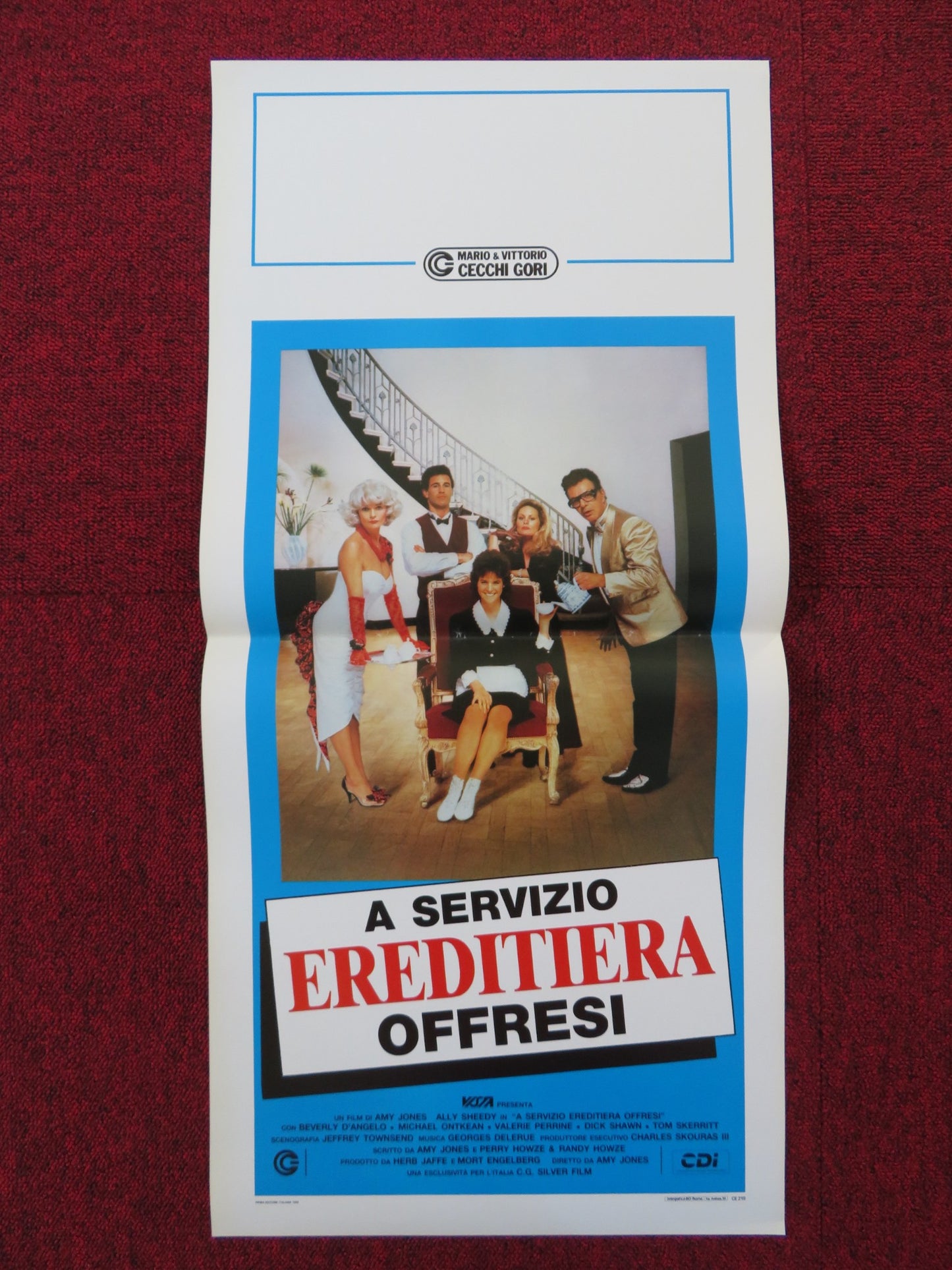 MAID TO ORDER ITALIAN LOCANDINA POSTER ALLY SHEEDY BEVERLY D'ANGELO 1988