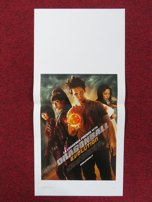 DRAGONBALL EVOLUTION ITALIAN LOCANDINA POSTER JUSTIN CHATWIN CHOW YUN-FAT 2009