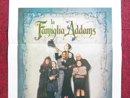 THE ADDAMS FAMILY ITALIAN LOCANDINA POSTER ANJELICA HOUSTON RAUL JULIA 1992