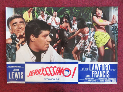 HOOK, LINE AND SINKER - G ITALIAN FOTOBUSTA POSTER JERRY LEWIS P. LAWFORD 1969