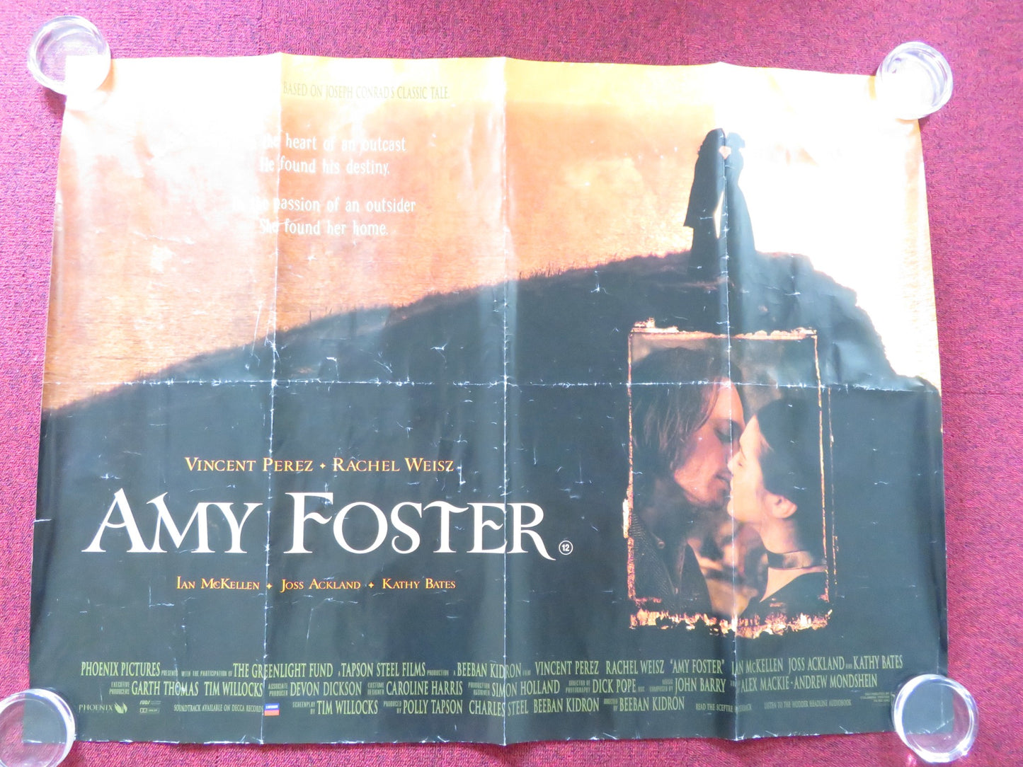 AMY FOSTER UK QUAD ROLLED POSTER RACHEL WEISZ VINCENT PEREZ 1997