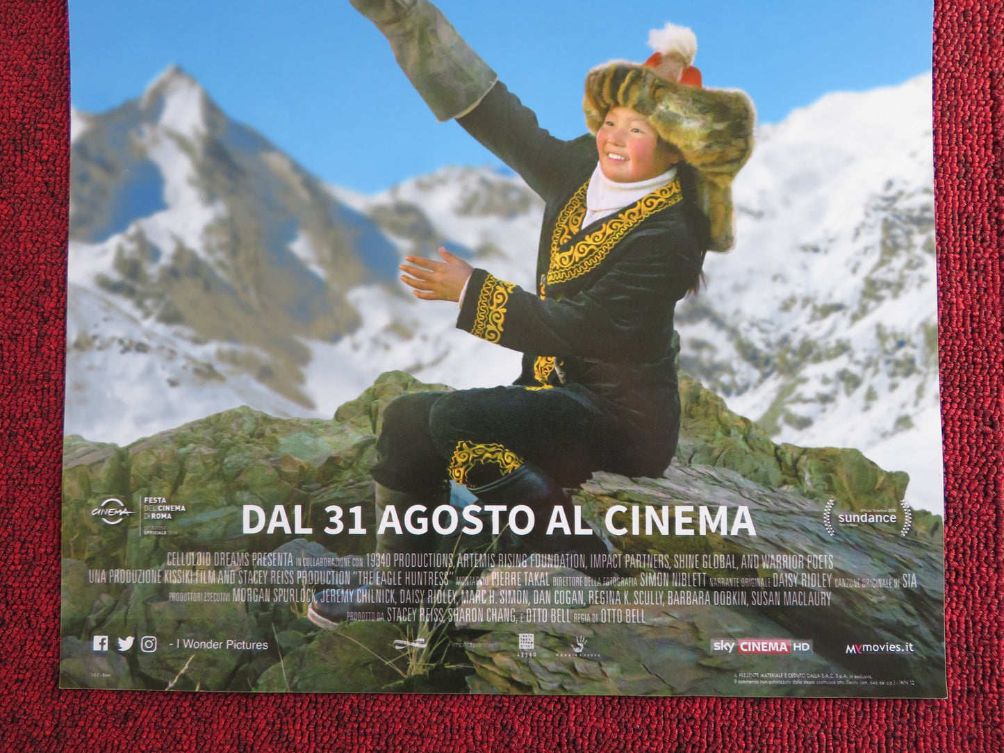 THE EAGLE HUNTRESS ITALIAN LOCANDINA POSTER DAISY RIDLEY 2016