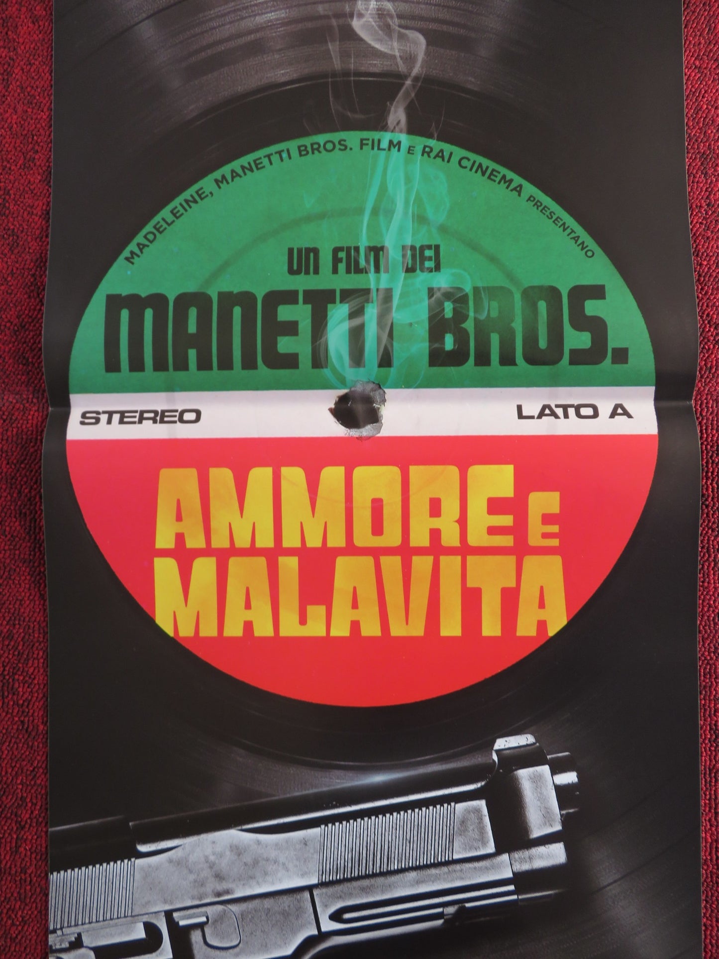 AMMORE E MALAVITA ITALIAN LOCANDINA POSTER CLAUDIA GERINI CARLO BUCCIROSSO 2017