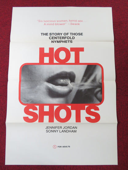 HOT SHOTS US TRI FOLDED ONE SHEET ROLLED POSTER SONNY LANDHAM MARY STUART 1974