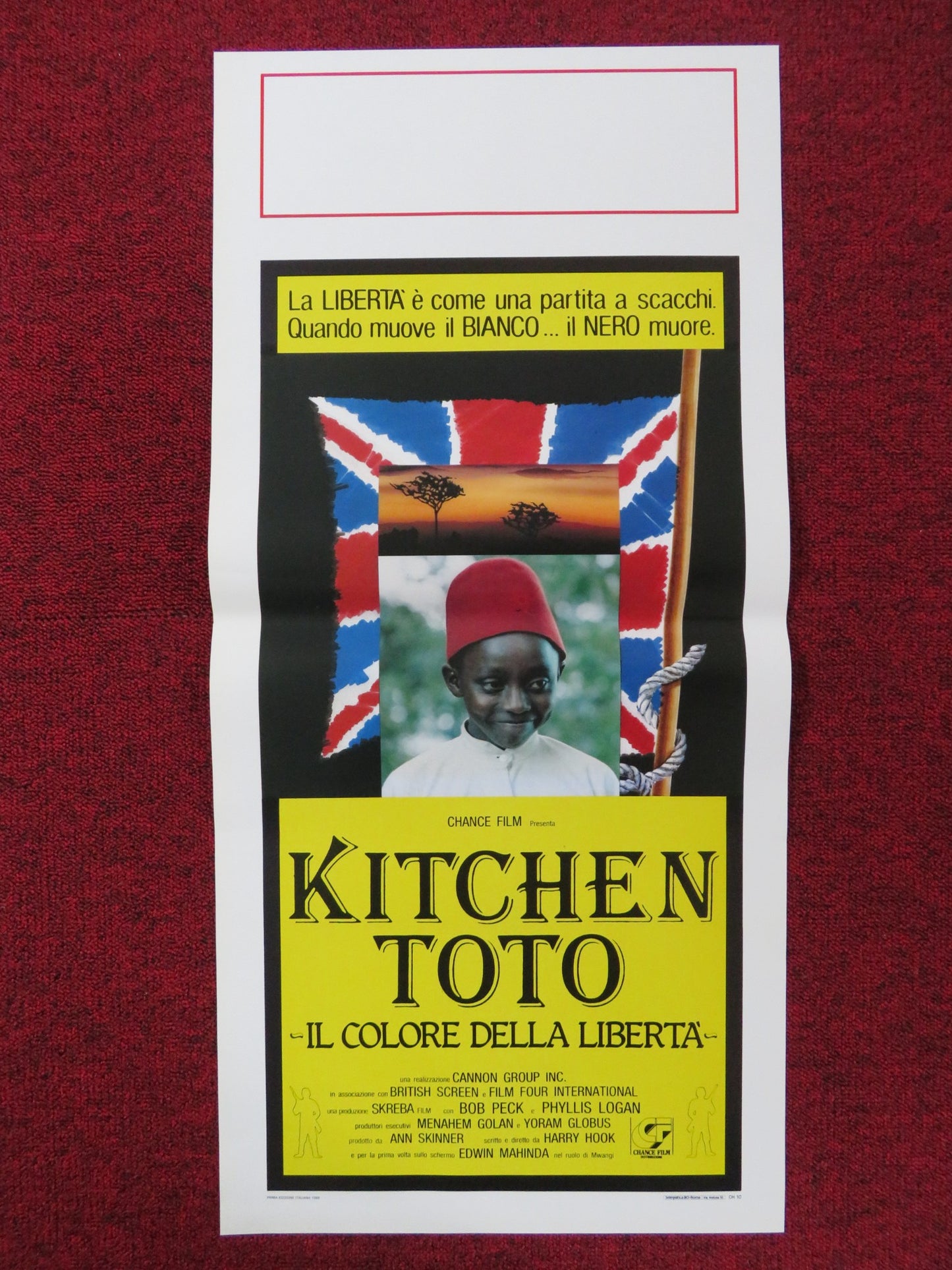 THE KITCHEN TOTO ITALIAN LOCANDINA POSTER CANNON BOB PECK PHYLLIS LOGAN 1989