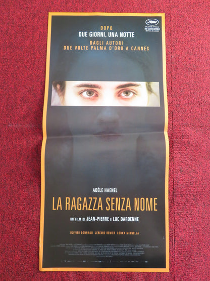 LA RAGAZZA SENZA NOME ITALIAN LOCANDINA POSTER ADELE HAENEL OLIVIER BONNAUD 2016