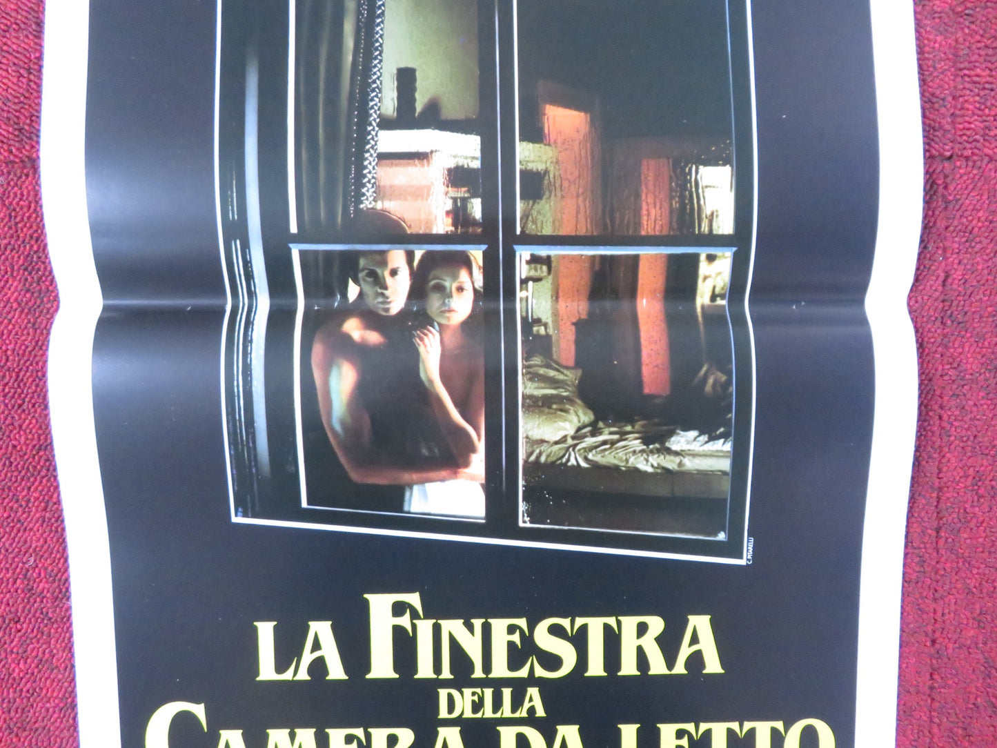 THE BEDROOM WINDOW ITALIAN LOCANDINA POSTER STEVE GUTTENBERG 1987