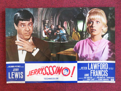 HOOK, LINE AND SINKER - I ITALIAN FOTOBUSTA POSTER JERRY LEWIS P. LAWFORD 1969