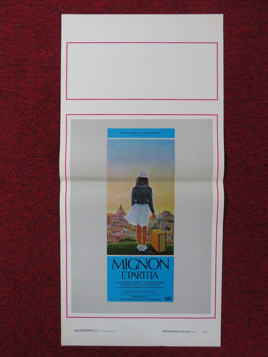 MIGNON HAS LEFT ITALIAN LOCANDINA POSTER STEFANIA SANDRELLI J. P. DURIEZ 1988