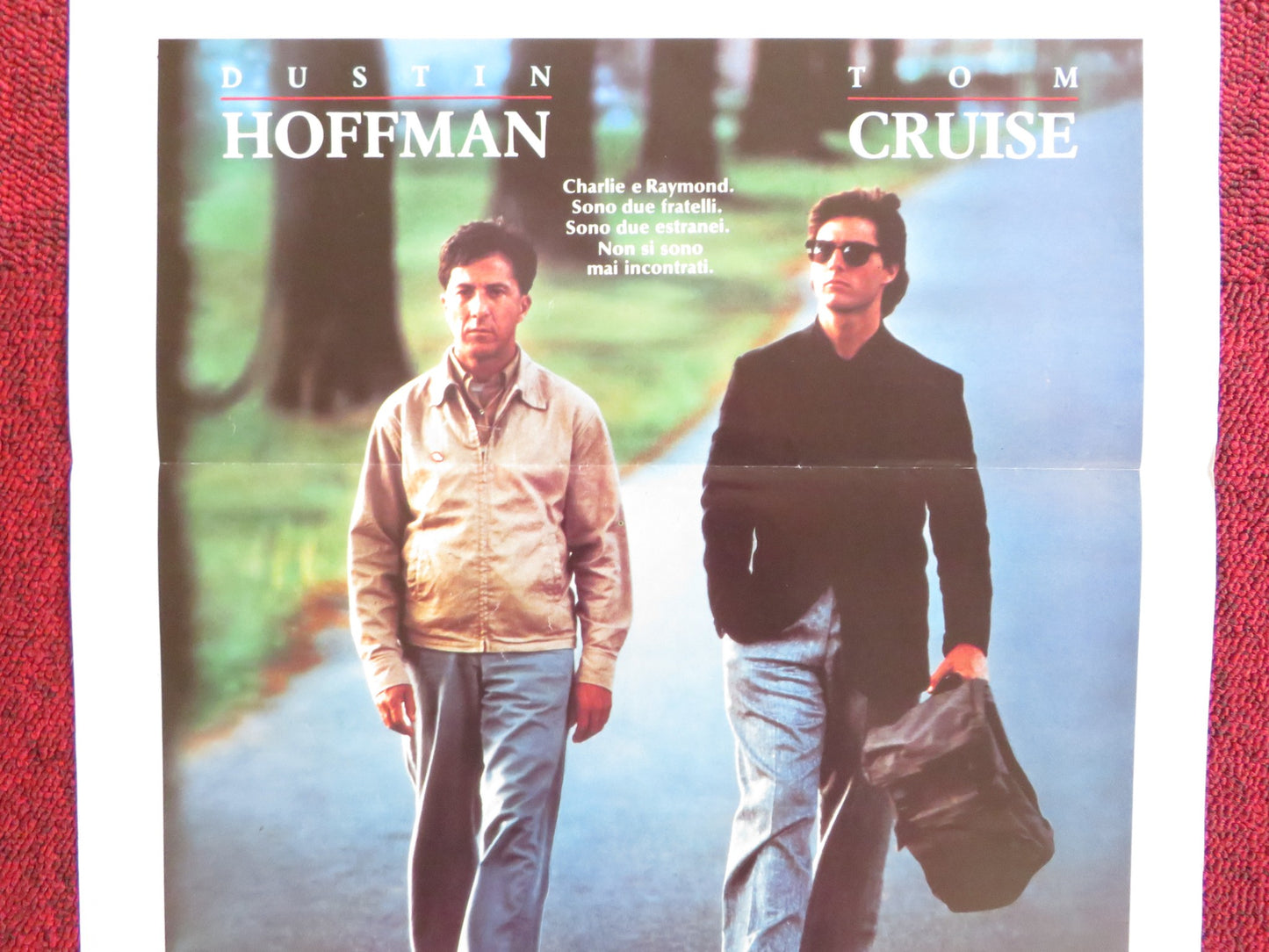 RAIN MAN ITALIAN LOCANDINA POSTER DUSTIN HOFFMAN TOM CRUISE 1989