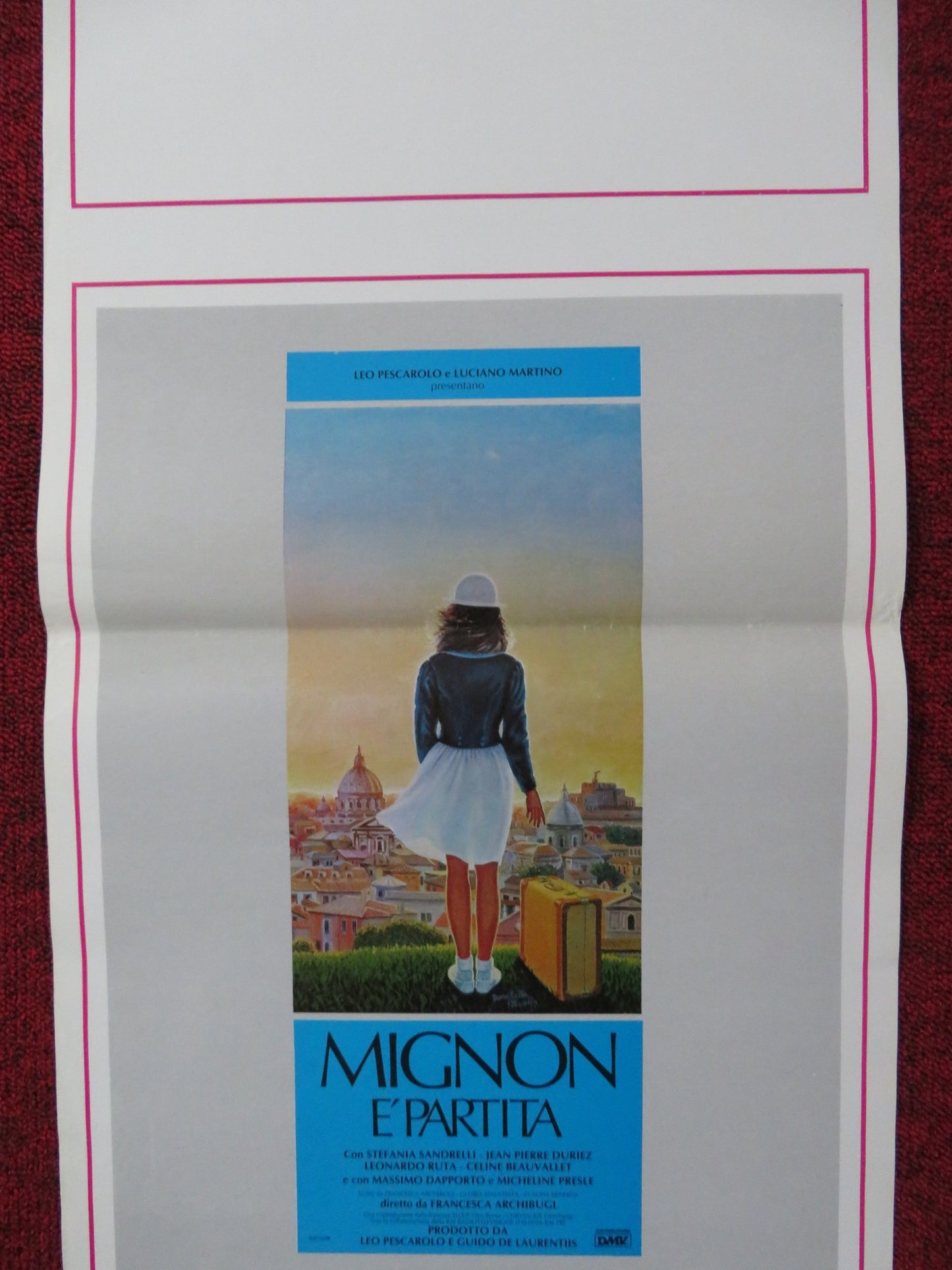 MIGNON HAS LEFT ITALIAN LOCANDINA POSTER STEFANIA SANDRELLI J. P. DURIEZ 1988