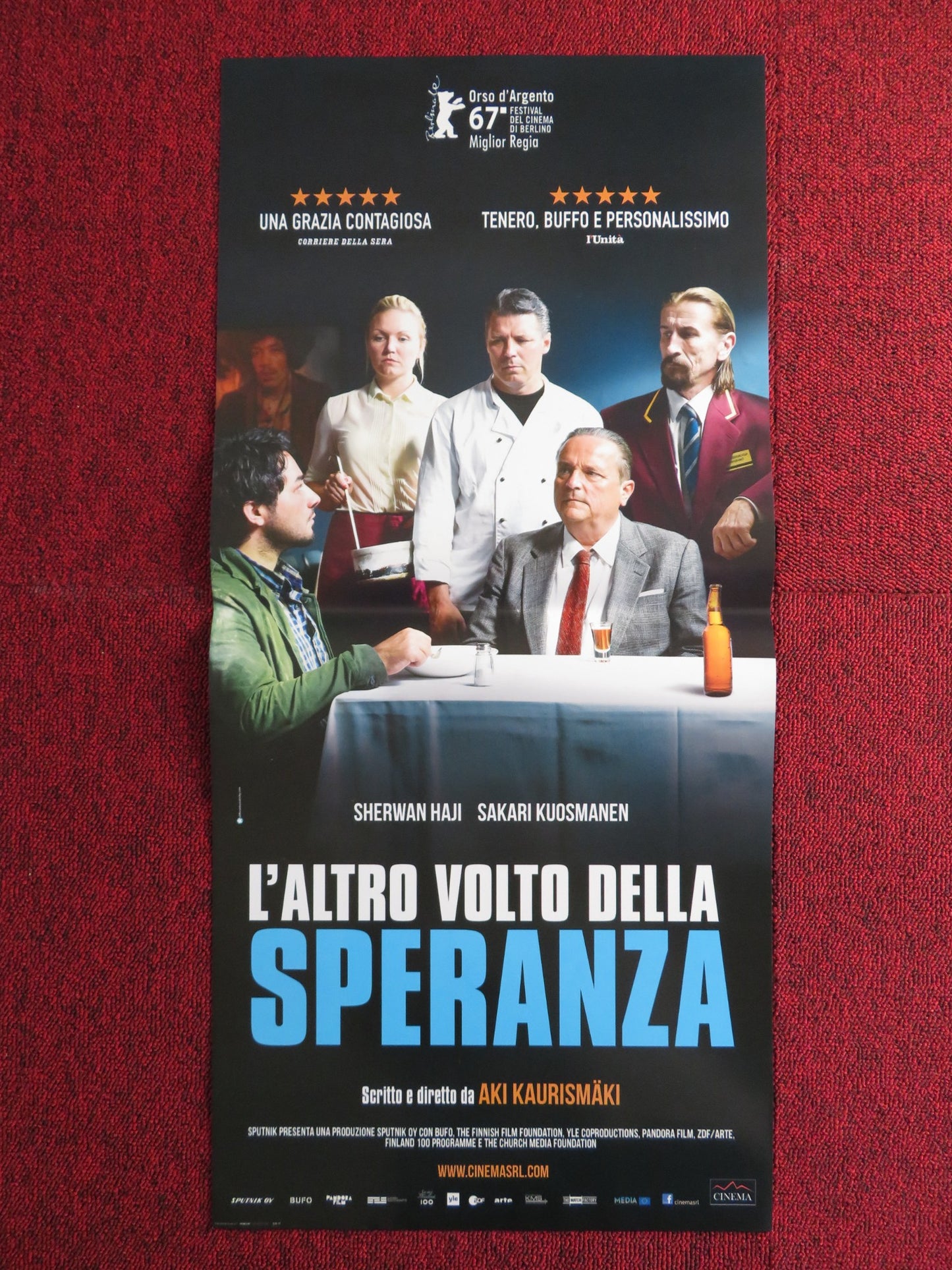 L'ALTRO VOLTO DELLA SPERANZA ITALIAN LOCANDINA POSTER SHERWAN HAJI 2017