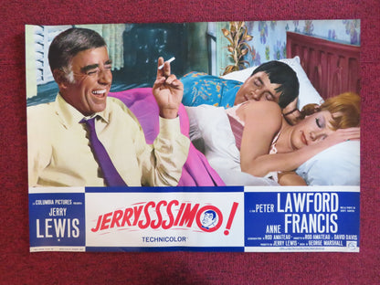 HOOK, LINE AND SINKER - J ITALIAN FOTOBUSTA POSTER JERRY LEWIS P. LAWFORD 1969