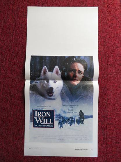 IRON WILL ITALIAN LOCANDINA POSTER DISNEY MACKENZIE ASTIN 1994