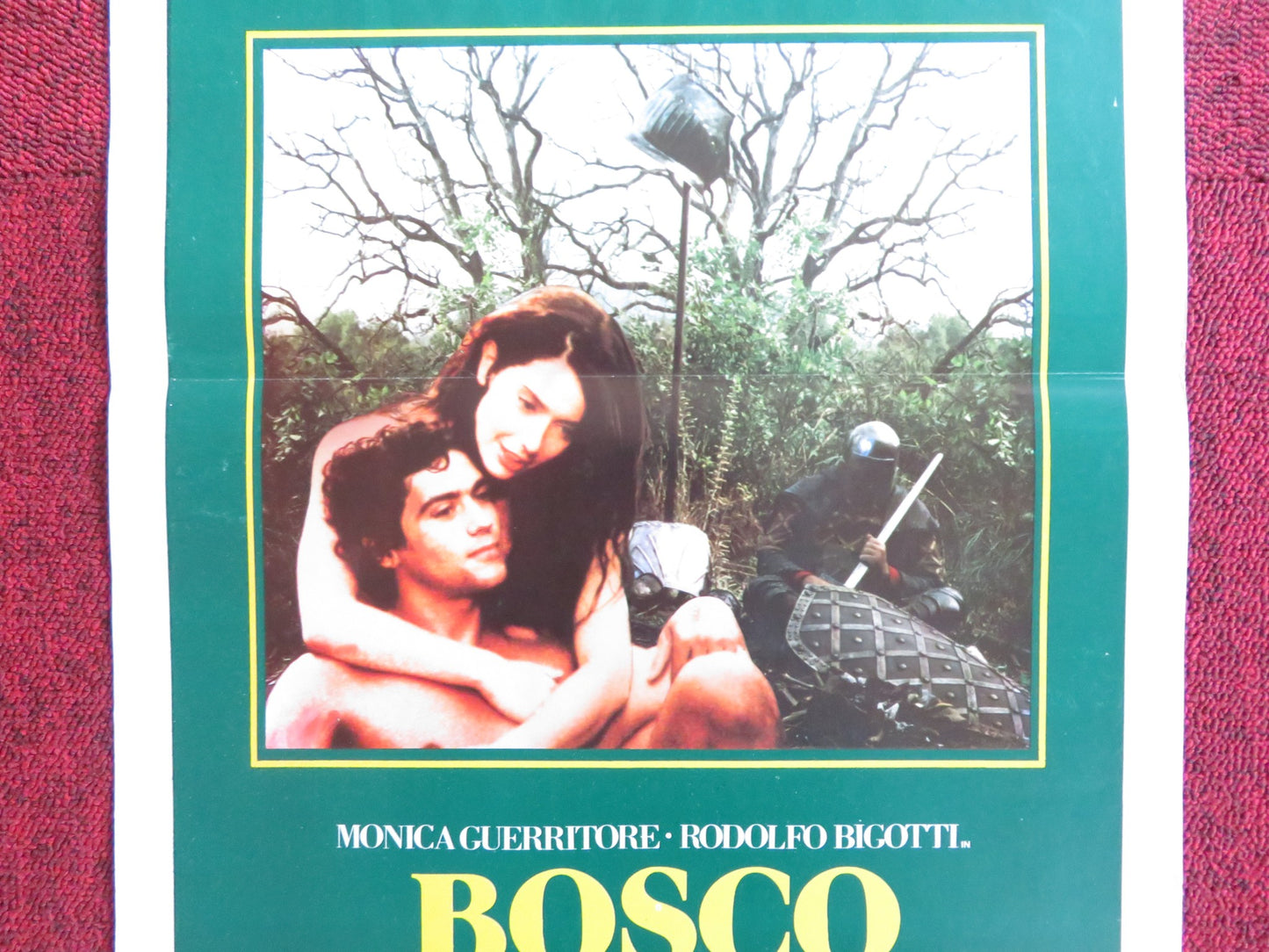 BOSCO D'AMORE ITALIAN LOCANDINA POSTER MONICA GUERRITORE RODOLFO BIGOTTI 1981