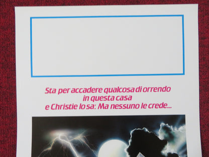 SCREAM FOR HELP ITALIAN LOCANDINA POSTER RACHAEL KELLY DAVID BROOKS 1985