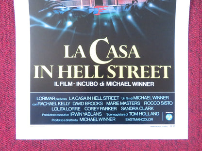 SCREAM FOR HELP ITALIAN LOCANDINA POSTER RACHAEL KELLY DAVID BROOKS 1985