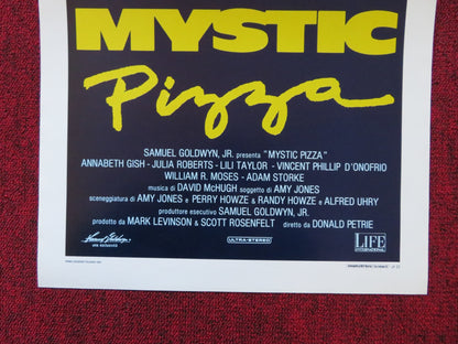 MYSTIC PIZZA ITALIAN LOCANDINA POSTER JULIA ROBERTS LILI TAYLOR 1991