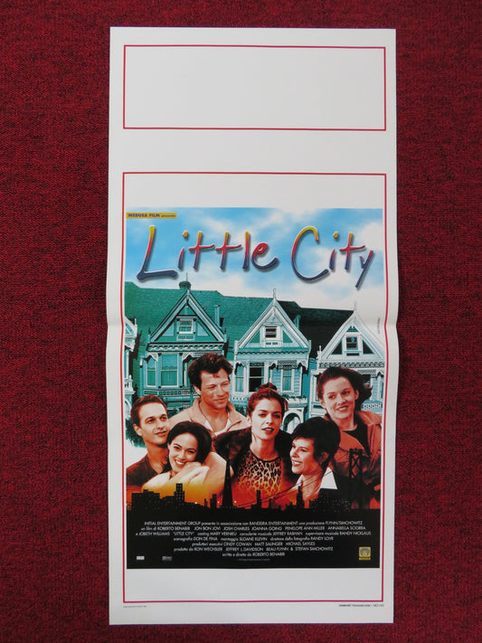 LITTLE CITY ITALIAN LOCANDINA POSTER JON BON JOVI JOSH CHARLES 1998