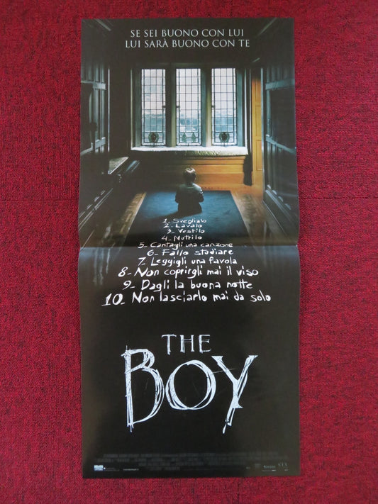 THE BOY ITALIAN LOCANDINA POSTER LAUREN COHAN RUPERT EVANS 2016