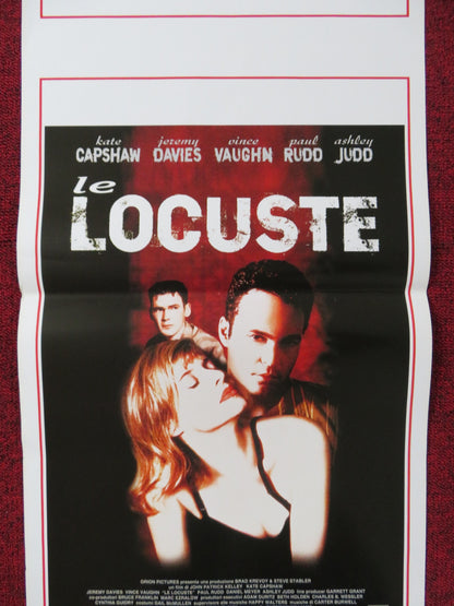 THE LOCUSTS ITALIAN LOCANDINA POSTER KATE CAPSHAW JEREMY DAVIES 1998