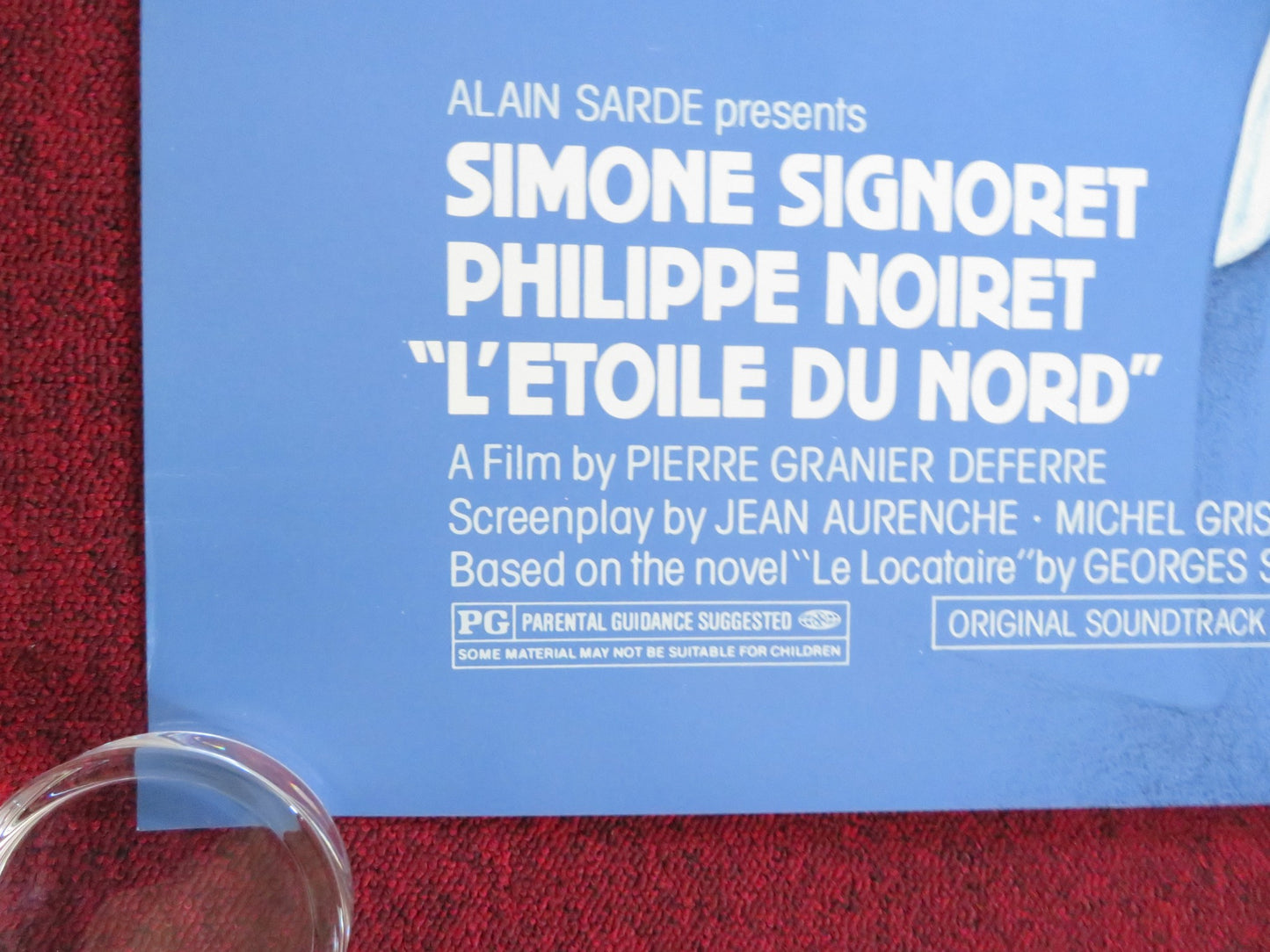 L'ETOILE DU NORD US ONE SHEET ROLLED POSTER SIMONE SIGNORET PHILIPPE NOIRET 1982