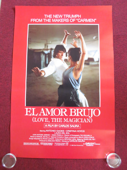 EL AMOR BRUJO- b US ONE SHEET ROLLED POSTER ANTONIO GADES CRISTINA HOYOS 1986