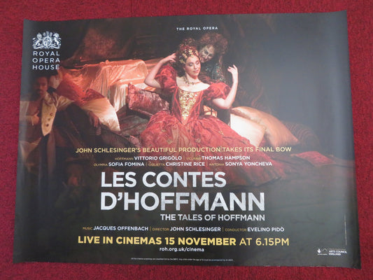 LES CONTES D'HOFFMAN THE ROYAL OPERA HOUSE UK QUAD (30"x 40") ROLLED POSTER 2016