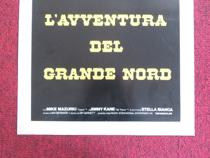 CHALLENGE TO BE FREE ITALIAN LOCANDINA POSTER MIKE MAZURKI JIMMY KANE 1975