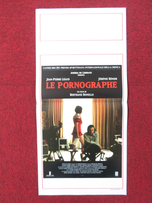 THE PORNOGRAPHER ITALIAN LOCANDINA POSTER JEAN-PIERRE LEAUD JEREMIE RENIER 2001