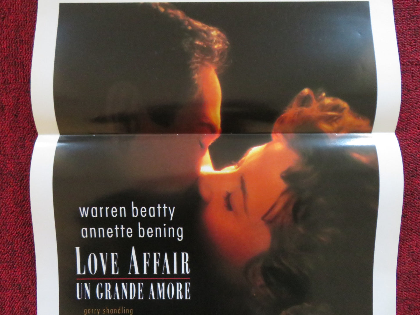 LOVE AFFAIR ITALIAN LOCANDINA POSTER WARREN BEATTY ANNETTE BENING 1994