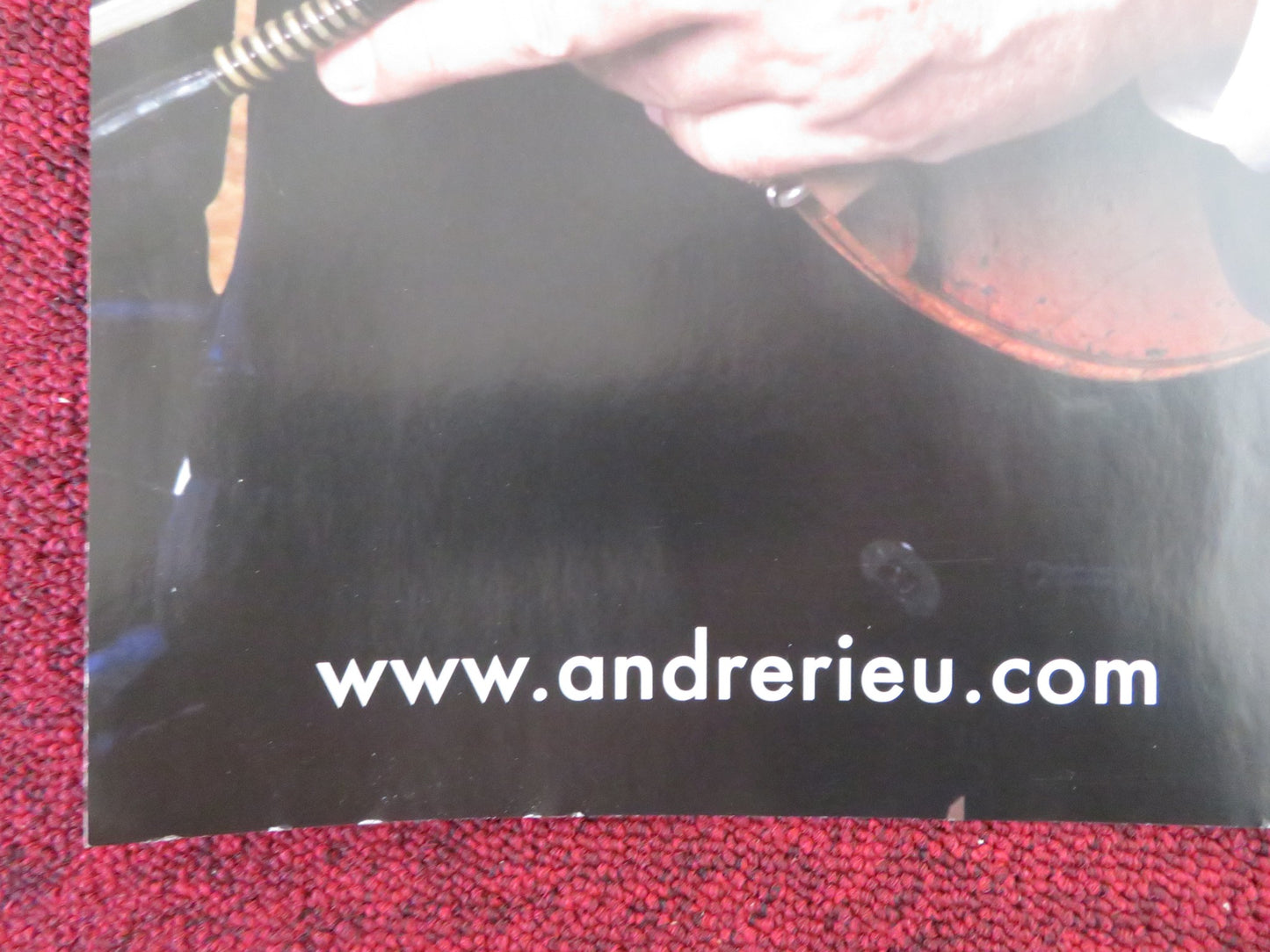 CHRISTMAS WITH ANDRE - ANDRE RIEU LIVE UK QUAD (30"x 40") ROLLED POSTER 2015