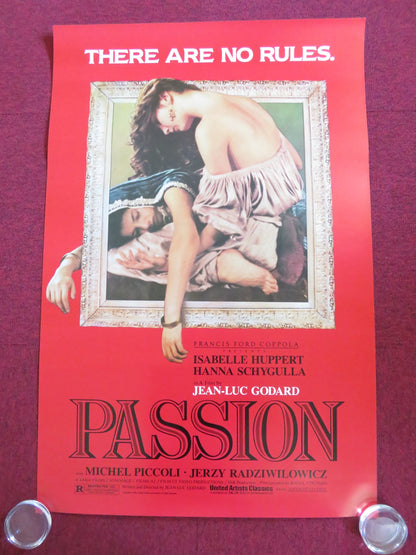 PASSION US ONE SHEET ROLLED POSTER ISABELLE HUPPERT HANNA SCHYGULLA 1983