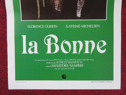 LA BONNE ITALIAN LOCANDINA POSTER FLORENCE GUERIN KATRINE MICHELSEN 1986