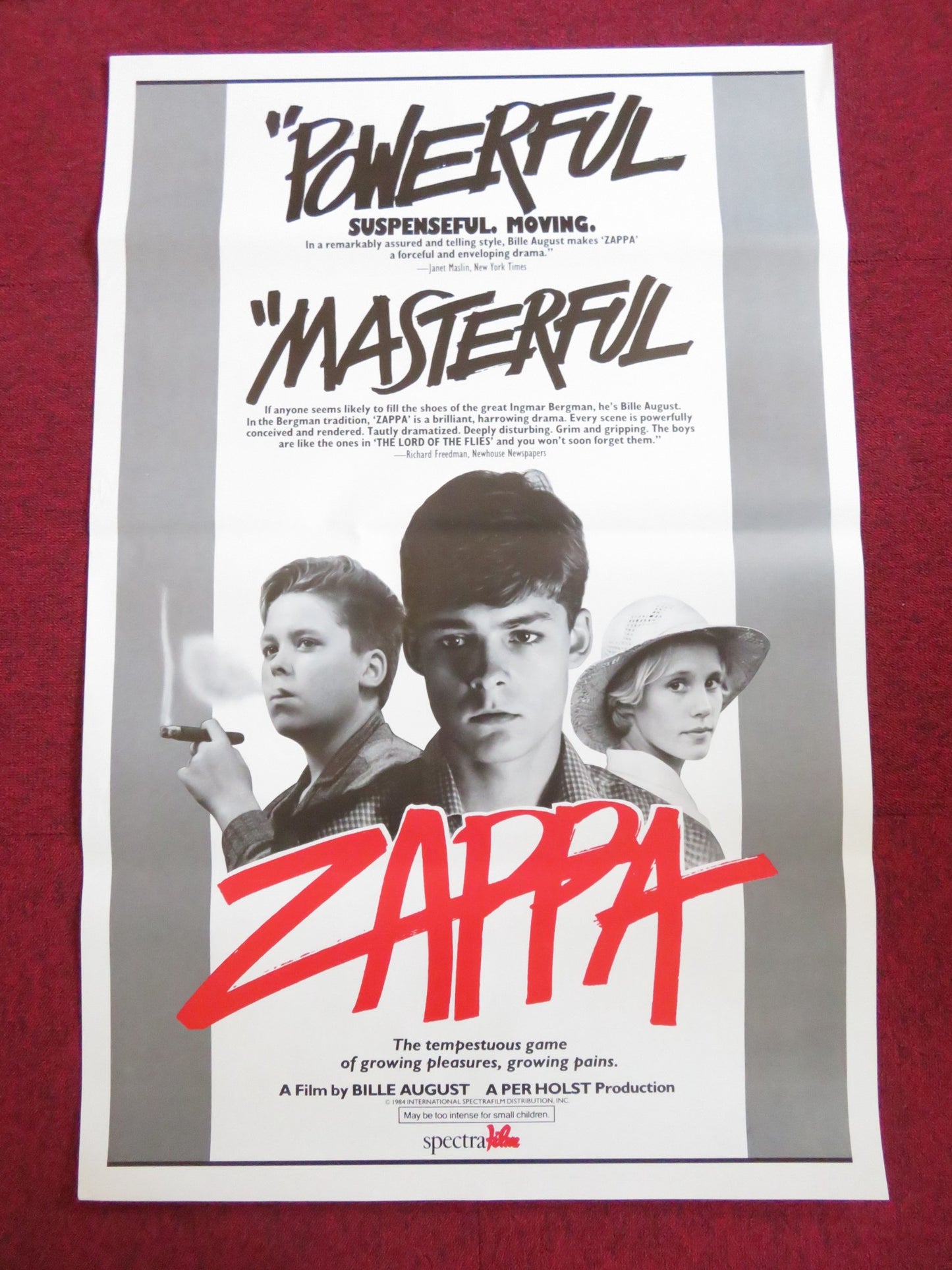 ZAPPA US ONE SHEET ROLLED POSTER ADAM TONSBERG MORTEN HOFF 1983