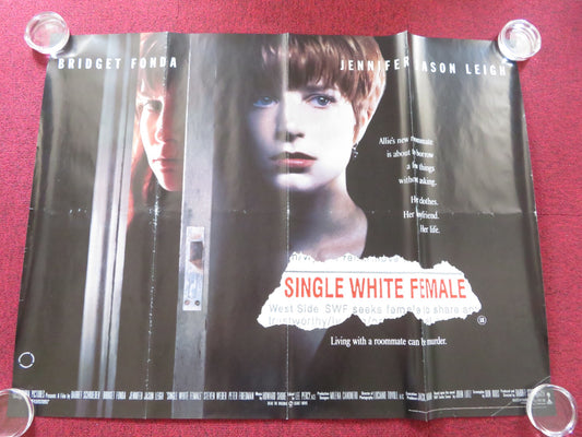 SINGLE WHITE FEMALE UK QUAD ROLLED POSTER B. FONDA JENNIFER JASON LEIGH 1992