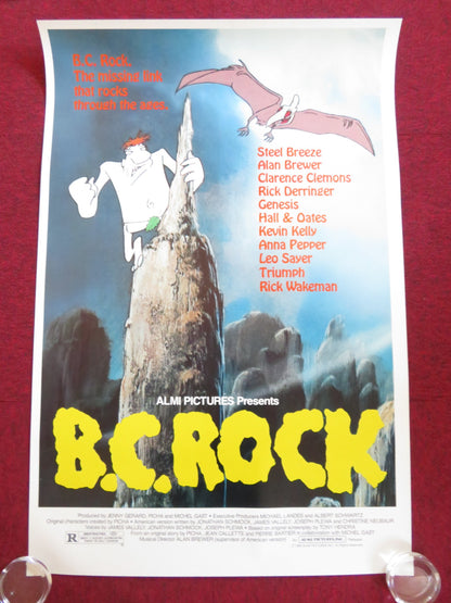 B.C. ROCK US ONE SHEET ROLLED POSTER RICHARD DARBOIS GEORGE AMINEL 1980