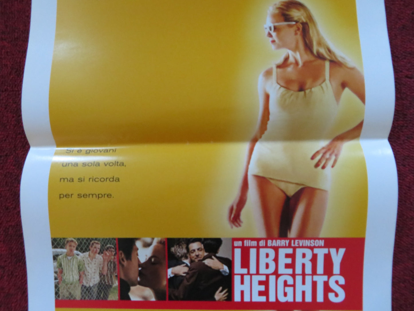 LIBERTY HEIGHTS ITALIAN LOCANDINA POSTER ADRIEN BRODY BEBE NEUWIRTH 1999