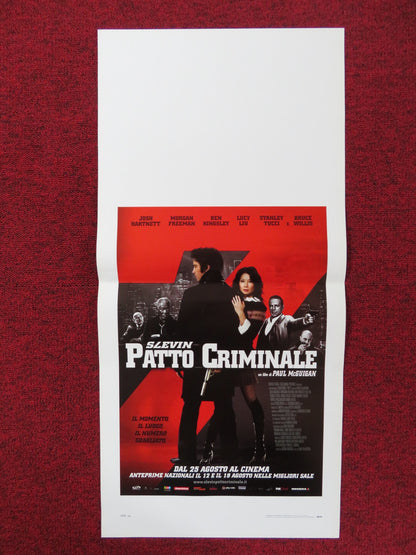 LUCKY NUMBER SLEVIN ITALIAN LOCANDINA POSTER JOSH HARTNETT LUCY LIU 2006