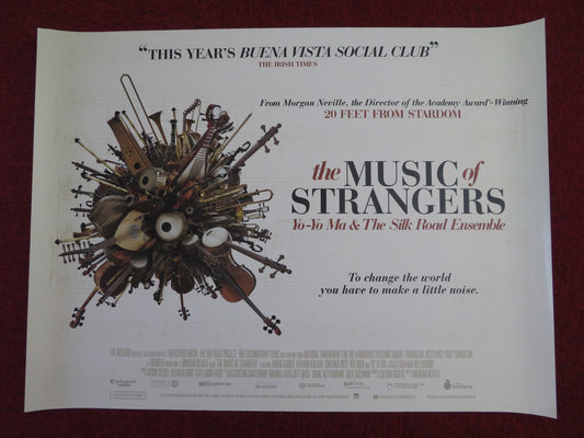 THE MUSIC OF STRANGERS: YO-YO MA UK QUAD (30"x 40") ROLLED POSTER 2015