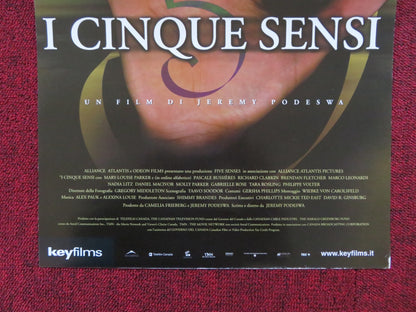 THE FIVE SENSES ITALIAN LOCANDINA POSTER MOLLY PARKER NADIA LITZ 1999