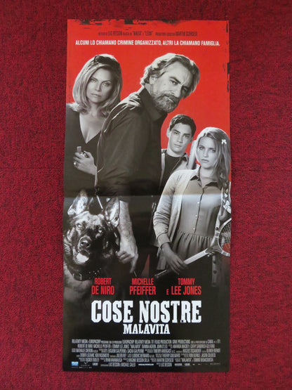 THE FAMILY ITALIAN LOCANDINA POSTER ROBERT DE NIRO MICHELLE PFEIFFER 2013